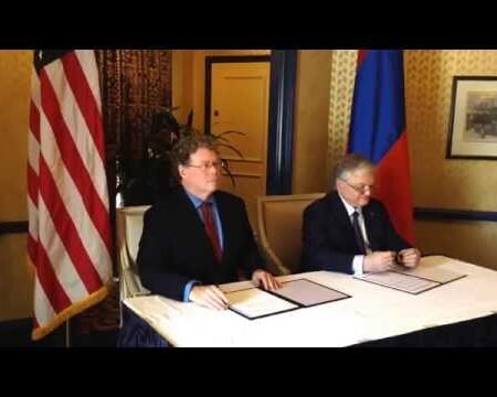 U.S. - Armenia Sign TIFA Economic Agreement