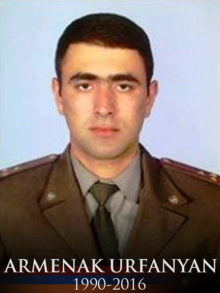 Armenak Urfanyan, fallen soldier