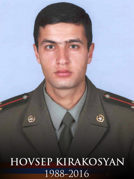 Hovsep Kirakosyan, fallen soldier