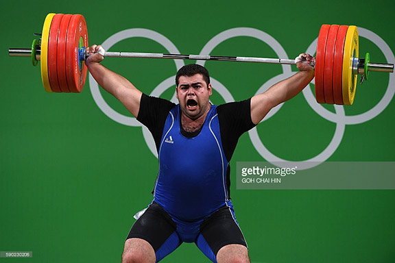 Gor Minasyan won Armenia's third silver medal at the 2016 Rio Olympics. (Photo: Goh Chai Hin/Getty Images)