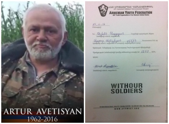 Artur Avetisyan, fallen soldier