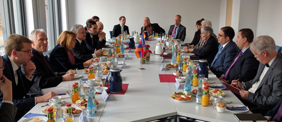 Foreign Minister Nalbandian meets with members of the German Bundestag in Berlin (Source: ArmRadio)