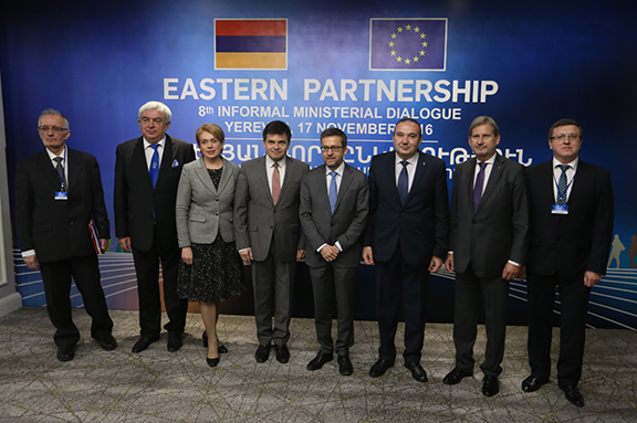 The 8th Eastern Partnership Informal Ministerial Meeting is took place in Yerevan on Nov. 17 (Photo: edu.am)
