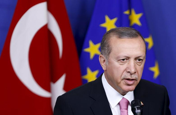 Turkey's President Tayyip Erdogan in Oct. 5, 2015 (Photo: Reuters/Francois Lenoir)