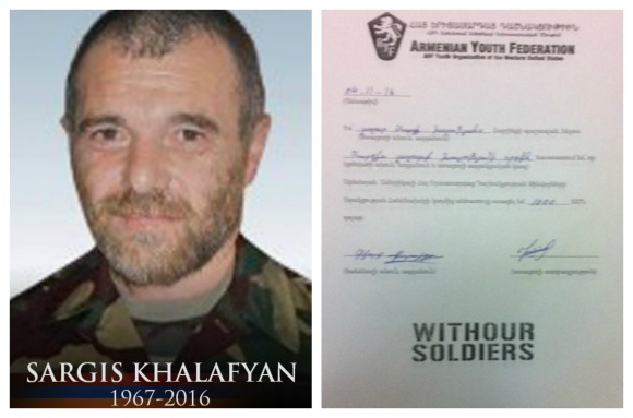 Sargis Khalafyan, fallen soldier