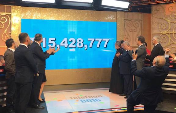 The final Armenia Fund Telethon figure is announced