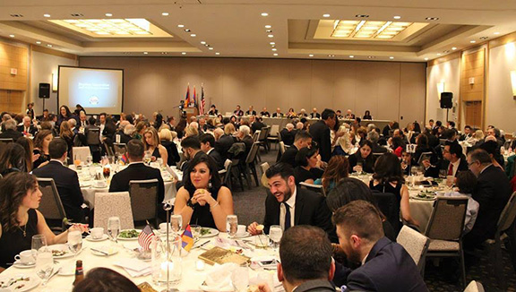 The banquet, sponsored by the ANCA Eastern Region Endowment Fund, began with an elegant cocktail reception and silent auction, followed by dinner and enthralling awards ceremony on Dec. 3.