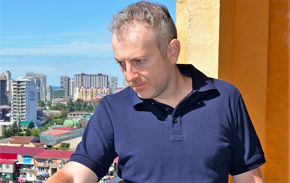 Alexander Lapshin, Israeli blogger who was detained in Minsk, Belarus by the order of Azerbaijani authorities for visiting Nagorno-Karabakh (Photo: Alexander Lapshin)