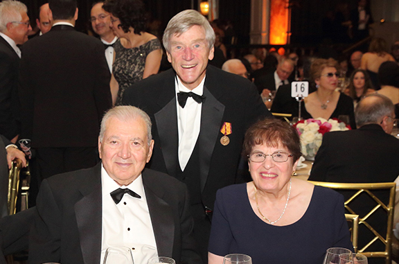 Gerald and Patricia Turpanjian (Gala Benefactors) with Dr. Lawrence H. Pitts (Chair of AUA  Board of Trustees)