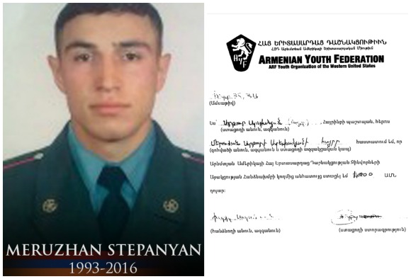 Meruzhan Stepanyan, fallen soldier