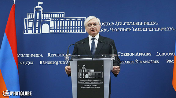 Armenian Foreign Minister Edward Nalbandian during an annual press conference  on Jan. 31, 2017 (Photo: Photolure)