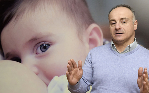 Garik Hayrapetyan, United Nations Population Fund (UNFPA) Armenia’s assistant representative, speaking during an interview with AFP in Yerevan (Photo: AFP/Karen Minasyan)