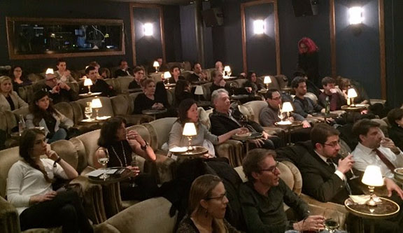 Audience at The Other Side of Home screening in New York's Soho House