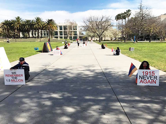 ASA stages Stain of Denial protest at CSUN