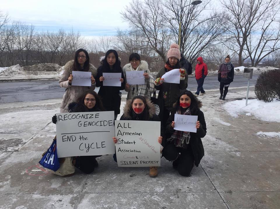 University of Montreal students join Stain of Denial